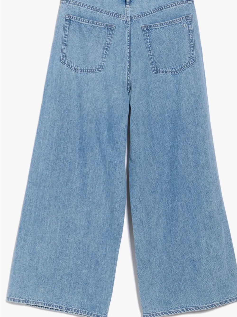 rag & bone Serena Crop Light Wash Denim Jeans - Picture 9 of 9